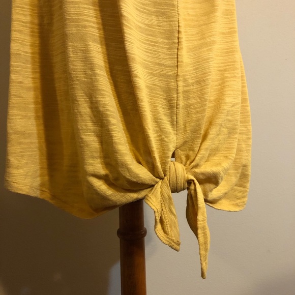Dept 222 Boho Yellow Tie Bottom Size XL Top - Picture 7 of 11